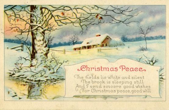 Vinatge holiday cards from Raleigh, dating back to the 1930s. Image courtesy of the State Archives of North Carolina.