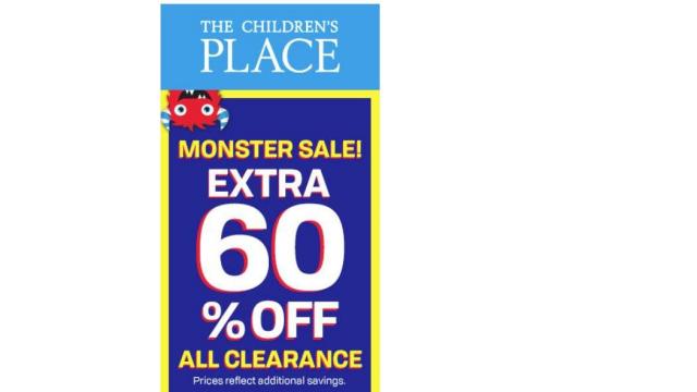 The Children's Place: Extra 60% off all clearance!