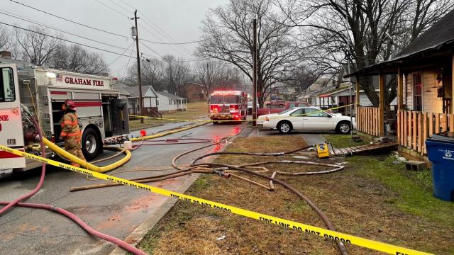 One person dies in early-morning house fire in Graham