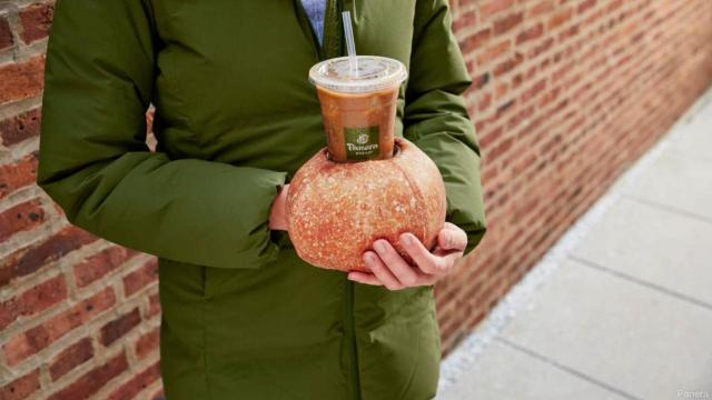 Panera creates bread bowl gloves for iced coffee drinkers 