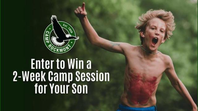 Win! Two weeks of camp at Camp Rockmont in western North Carolina