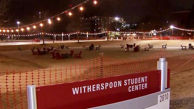 NC State creates new outdoor lounge for social distancing 