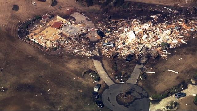 Brunswick County tornado damage