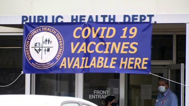 SC residents account for less than quarter of Robeson's vaccinations, official says
