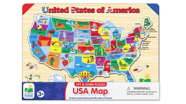 USA Map Puzzle for Kids only $10.74 (59% off)