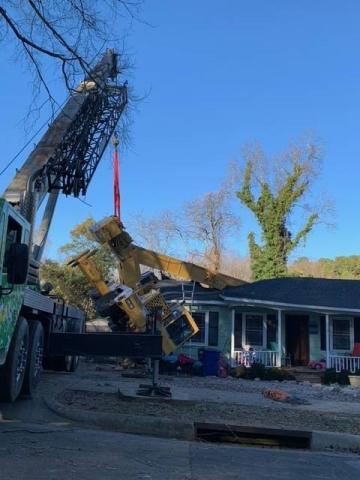 Raleigh homeowner shares her horror after crane crashes through roof