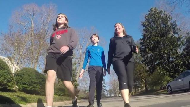 Walking during the pandemic has given Raleigh family new friends, togetherness 