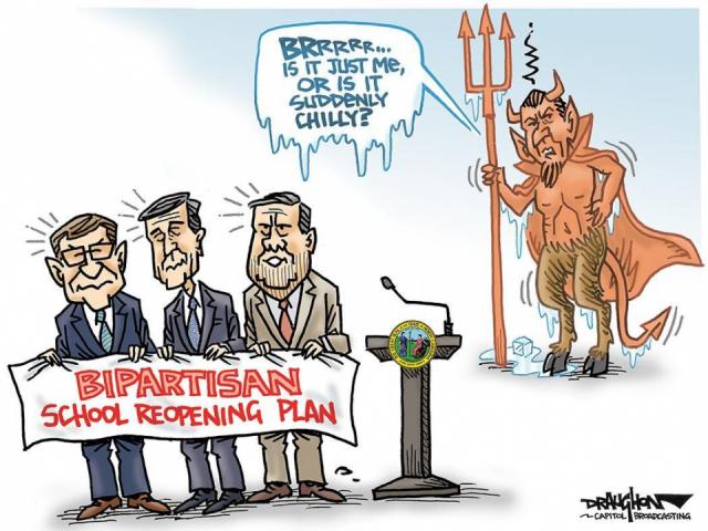 Thursday, March 11, 2021 -- Capitol Broadcasting Company's editorial cartoonist.