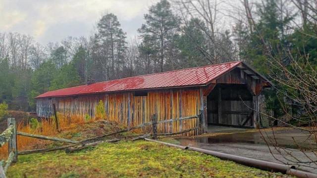 Once a year: Longest covered bridge in North Carolina opens for visitors 