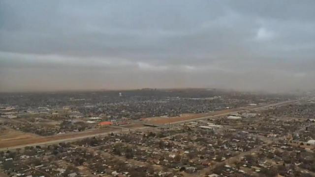 Time-lapse: Storm expected to produce tornados in Deep South brings high, dust to Texas
