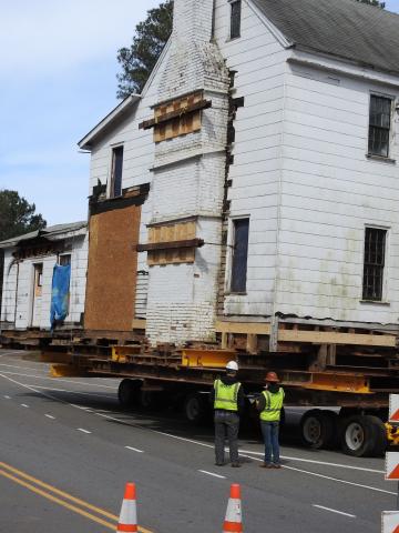 The Town of Cary is moving the Nancy Jones House, a 218-year-old home, which is the oldest remaining house in Cary. Photo courtesy of Brent Miller, Friends of Page-Walker.