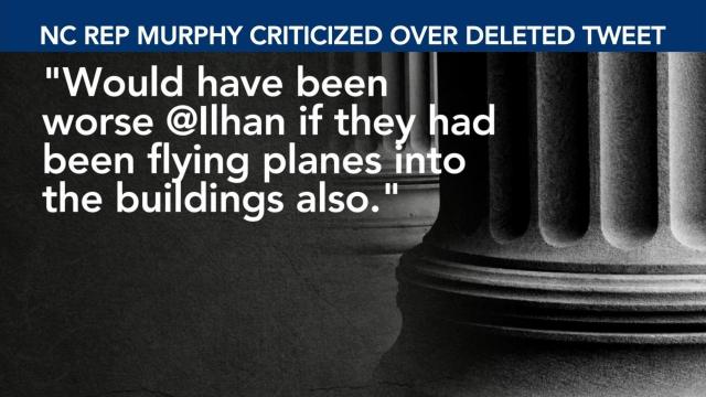 NC congressman drawing flak for 'planes flying into buildings' tweet directed at Muslim Rep.