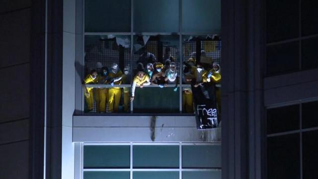 Inmate at St. Louis jail break windows, set fires during riot 