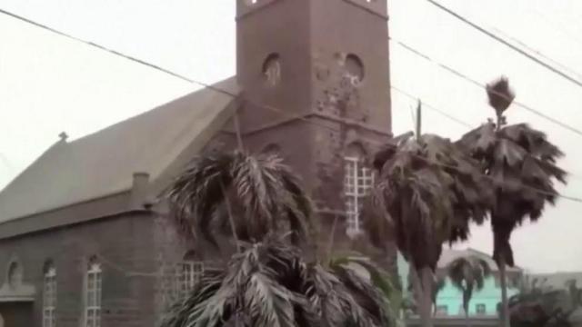 St. Vincent covered in ash after Caribbean volcano erupts