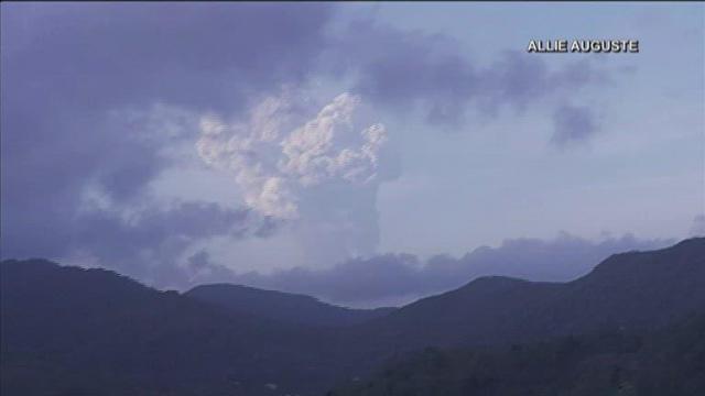 Another powerful eruption from St. Vincent volcano prompts cloud of ash, rock and gas