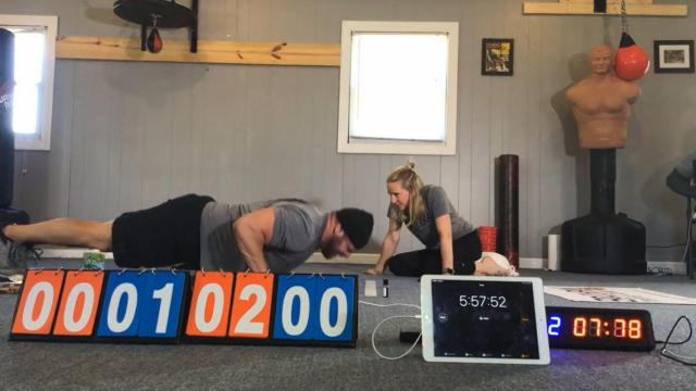 Charlotte man breaks world record for most pushups in an hour 