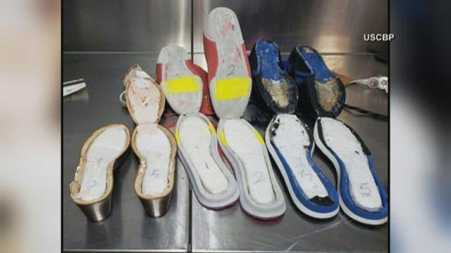 Woman caught smuggling $40,00 worth of cocaine in her shoes