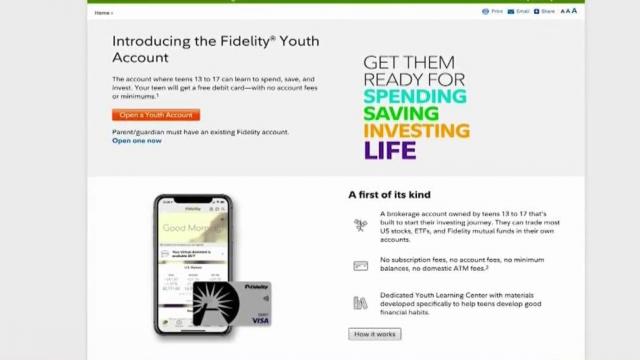 Fidelity releases trading option for teens 