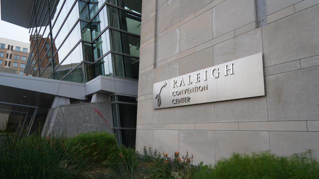 Raleigh Convention Center in downtown Raleigh. Photo taken May 22, 2021. 
