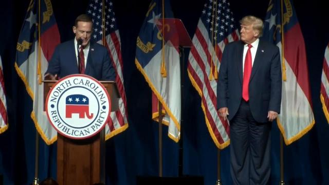 Trump speaks at NCGOP State Convention in Greenville