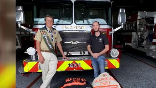 Tarboro teen saves local fire department after raising $20k during Eagle Scout project