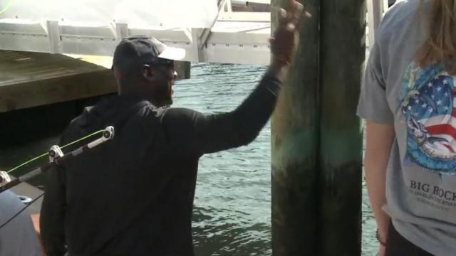 Michael Jordan's 'Catch 23' team reels in 25-pound dolphinfish at Big Rock Tournament in NC