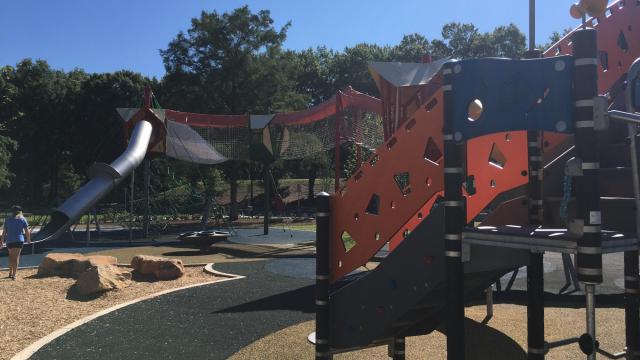 Take the Kids: Chavis Park's new playground, sprayground offer perfect place for summer fun
