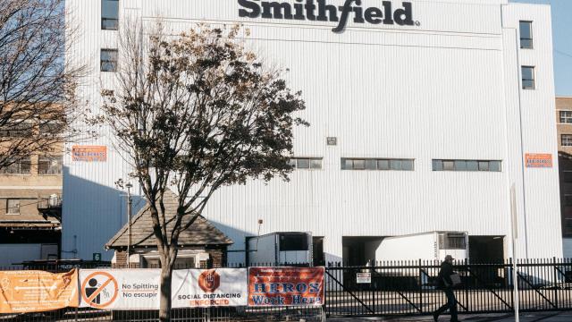 Smithfield sued by group claiming it stoked fears of meat shortages as pandemic spread