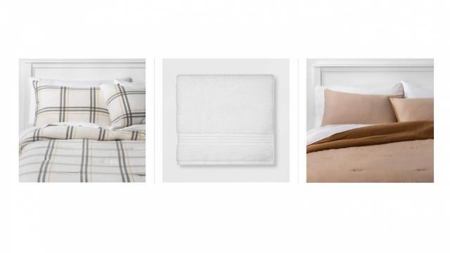 Comforter sets, sheet sets, blankets, pillows, towels on sale at Target today