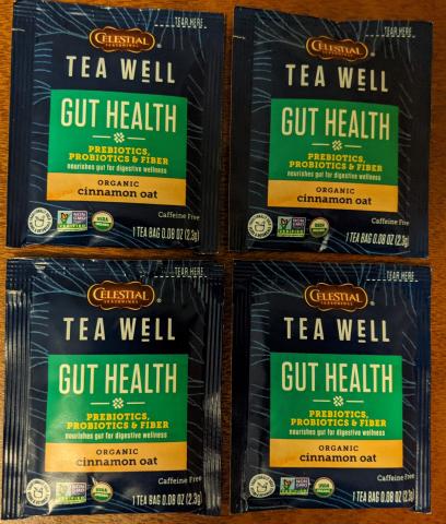 Celestial Seasonings TeaWell Gut Health Tea Bags (photo F. Prosser)