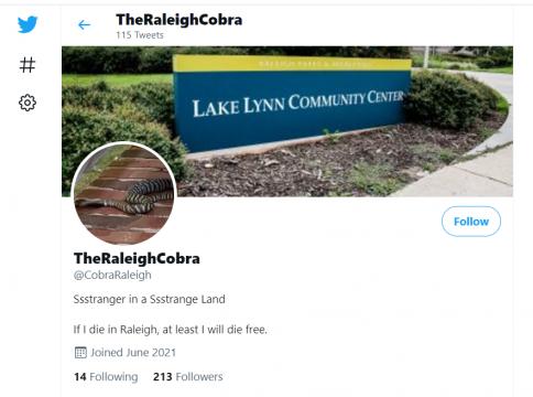 TheRaleighCobra Twitter account