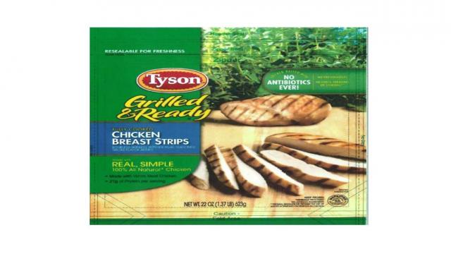 Over 8 million pounds of Tyson ready-to-eat chicken recalled due to possible Listeria