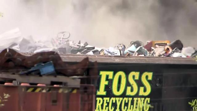 Recycling facility fires increasing