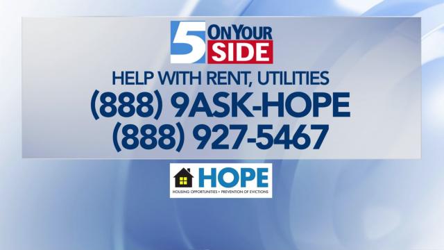 HOPE: Call for help with rent, utilities