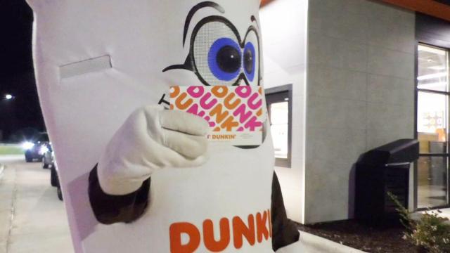 25 people in Sanford win free Dunkin' Donuts coffee for a year