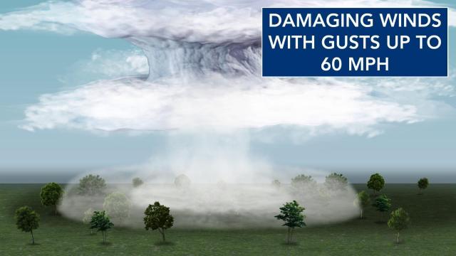 A look at how summer storms create localized damaging winds