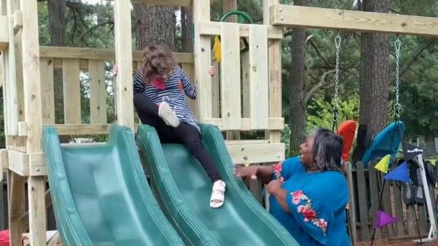 Make-A-Wish helps Rocky Mount teen get adaptive playset to share with twin sister