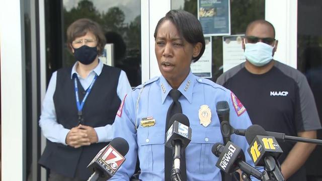 Raleigh police chief gives update on shooting death of Helping Hand volunteer. 