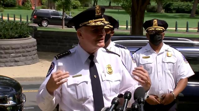 DC police discuss NC man's surrender, possible explosive