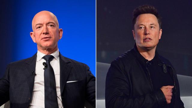 Bezos vs. Musk over moon shots - here's what their argument means