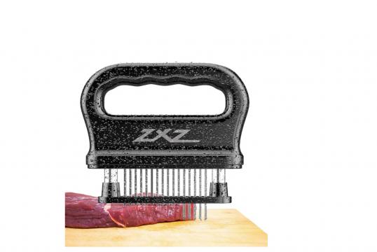 Meat Tenderizer with stainless steel blades and cover only $11.99 (40% off)