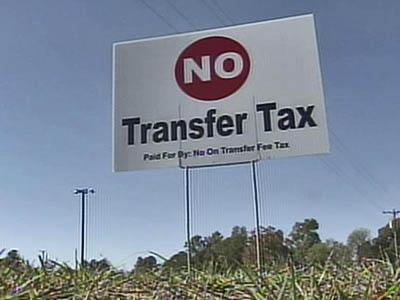Lawmakers want to repeal transfer tax