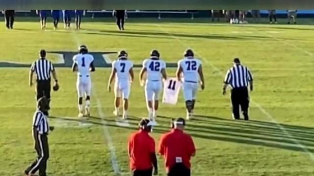 Sanderson High School quarterback hospitalized
