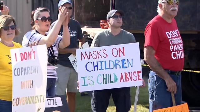 Johnston County Schools mask protest