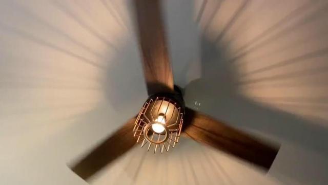 Ceiling fans don't cool your room, but they do help another way