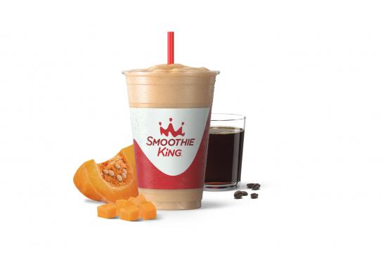 Smoothie King Pumpkin Coffee High Protein smoothie (photo courtesy Smoothie King)