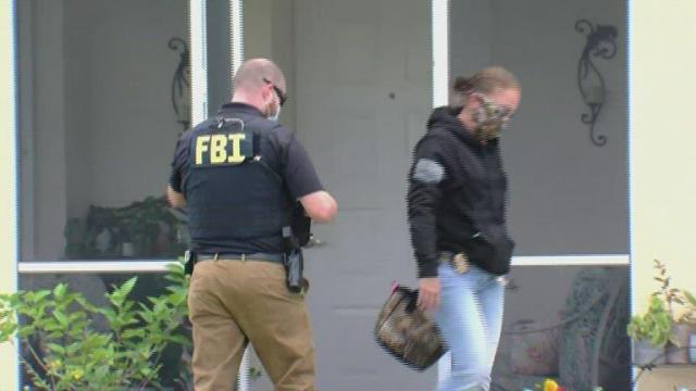 FBI agents search Brian Laundrie's home