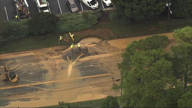 Major Durham route could be closed all day due to water main break