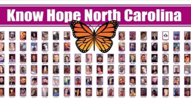 Freida MacDonald's 'Know Hope North Carolina' billboard