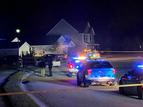 Around 10:15 p.m., officers responded to a home on Braemar Highlands Drive, where they found Chauncy Kassim Montague, 35, laying in the front yard with gunshot wounds. Montague was taken to a local hospital, where he died.